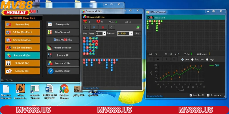 Một loại tool dự đoán Baccarat trúng khá cao